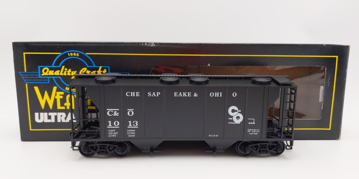Weaver O Scale Chesapeake & Ohio PS-2 Covered Hopper #1013 (2-Rail) EX/Box