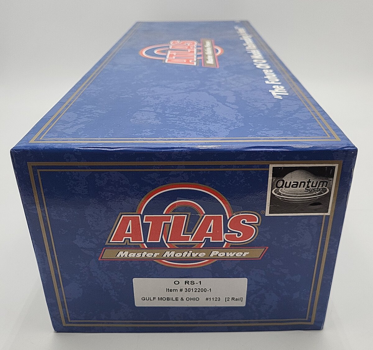 Atlas 30122001 O Scale GM&O RS1 Diesel Locomtotive w/DCC & Sound #1123 [2 Rail] EX/Box