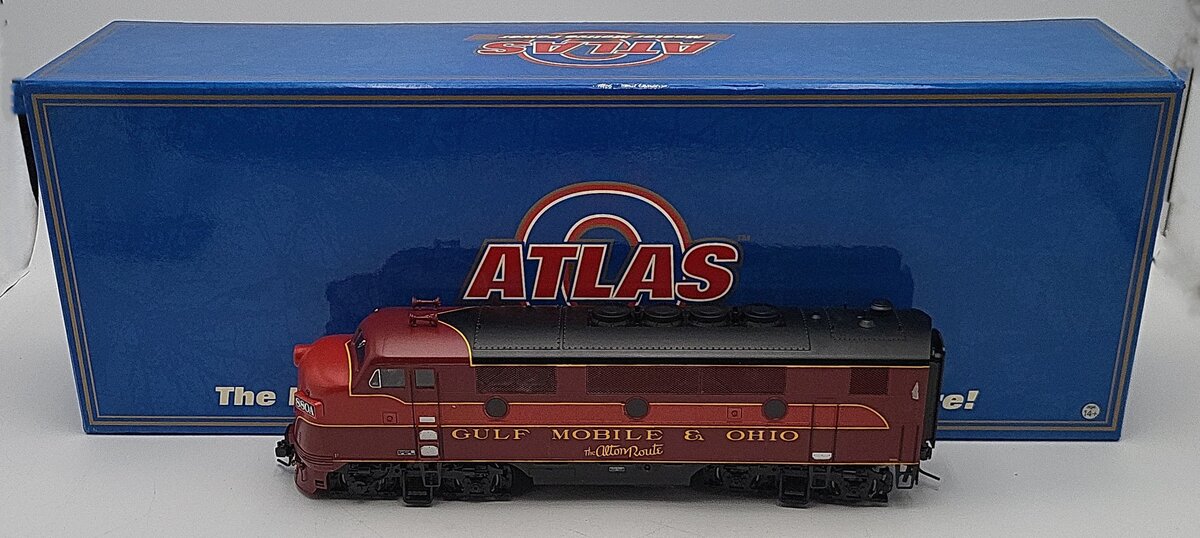 Atlas 2662-1 O Scale Gulf Mobile & Ohio Diesel Locomotive #880A 2-Rail LN/Box