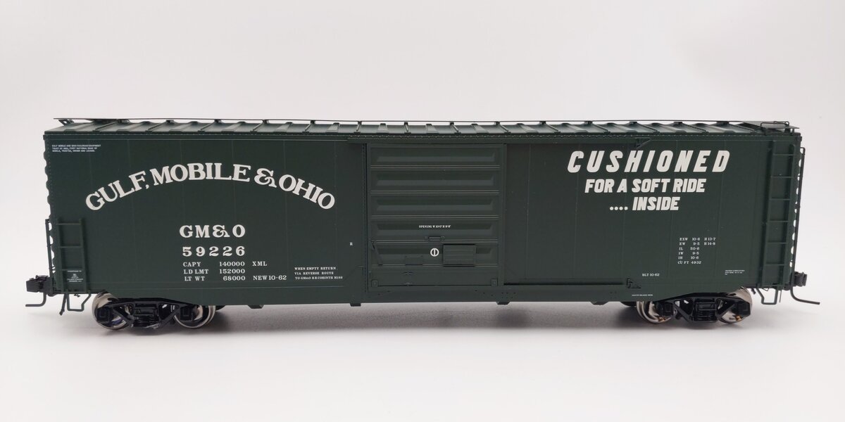 Atlas 7595-2 O Scale GM&O 50' PS-1 Single Door Box Car #59226 [2-Rail] EX/Box