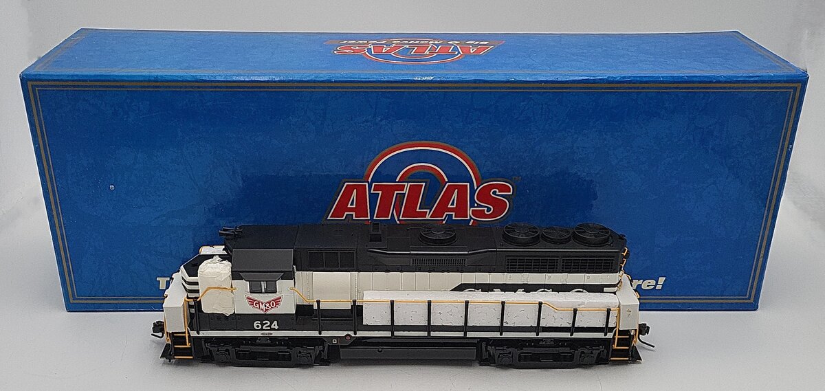 Atlas 2103-1 O Scale Gulf Mobile & Ohio Diesel Locomotive 2-Rail EX/Box
