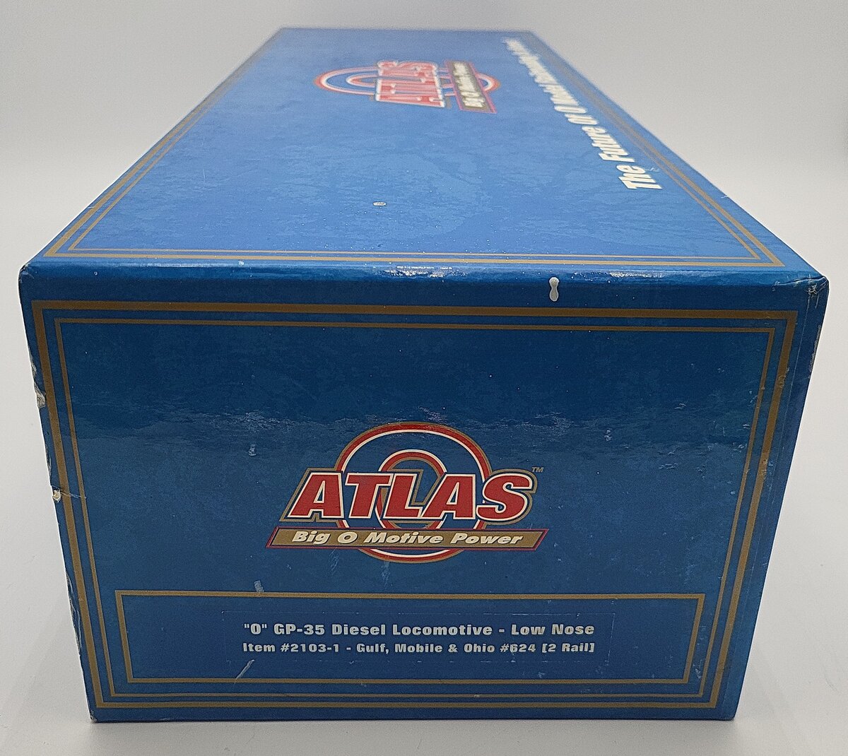 Atlas 2103-1 O Scale Gulf Mobile & Ohio Diesel Locomotive 2-Rail EX/Box