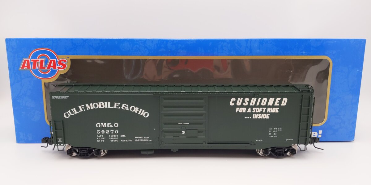 Atlas 7595-4 O Scale GM&O 50' PS-1 Single Door Box Car #59270 [2-Rail] EX/Box