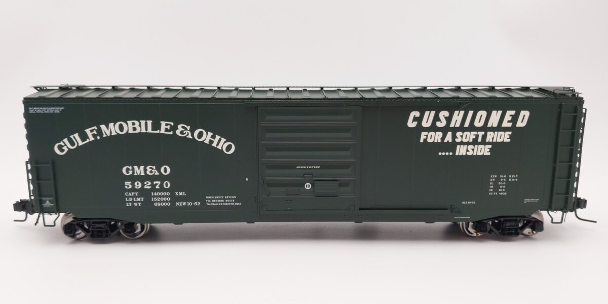 Atlas 7595-4 O Scale GM&O 50' PS-1 Single Door Box Car #59270 [2-Rail] EX/Box