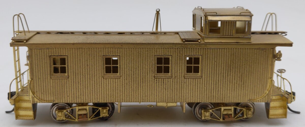 Pecos River Brass HO Scale BRASS Santa Fe 1930 Version Wood Caboose EX