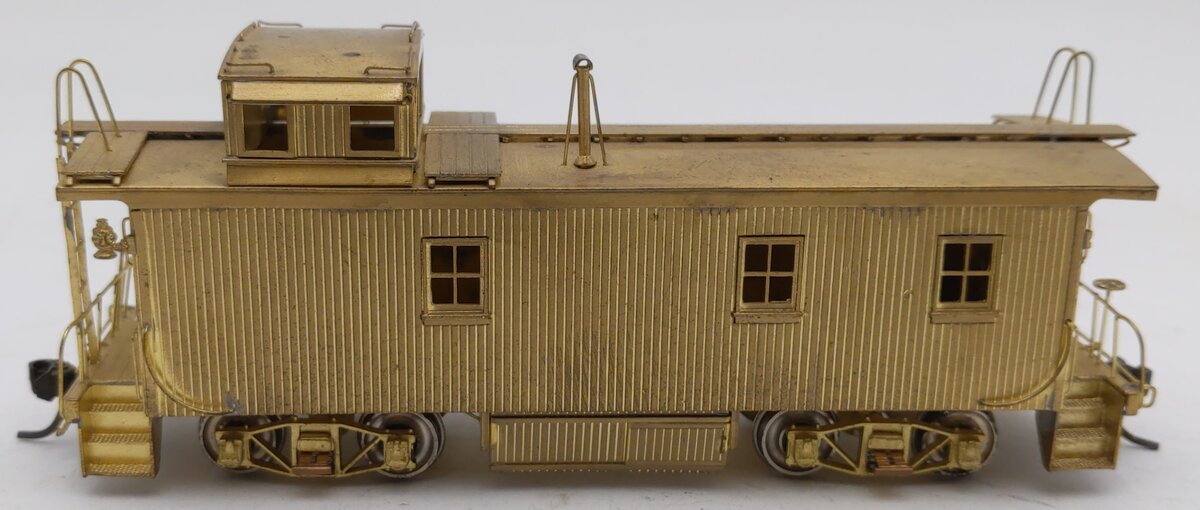 Pecos River Brass HO Scale BRASS Santa Fe 1930 Version Wood Caboose EX