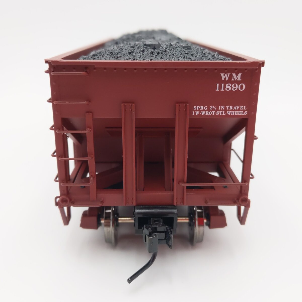 Atlas 775611 O Scale Western Maryland 55 Ton Fishbelly Hopper #11890 (2-Rail) EX/Box