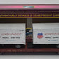 MTH 20-98107 O Scale Union Pacific Flatcar w/2 Short Trailers #57256 2-Rail EX/Box
