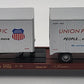 MTH 20-98107 O Scale Union Pacific Flatcar w/2 Short Trailers #57256 2-Rail EX/Box