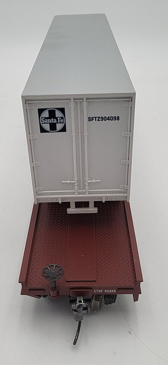 MTH 20-98117 O Santa Fe Flatcar With Trailer #94289 2-Rail LN/Box