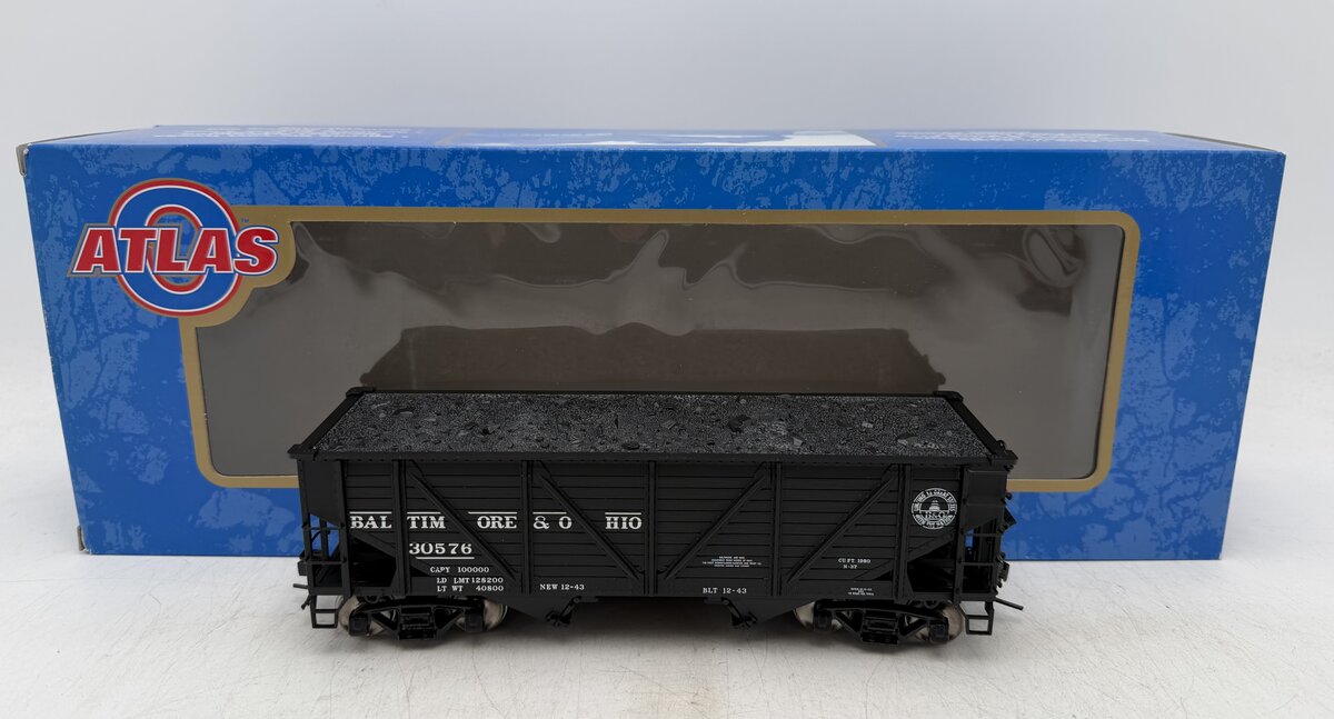 Atlas 7421-5 O Baltimore & Ohio 50 Ton War Emergency Hopper Car #30576 (2 Rail) LN/Box