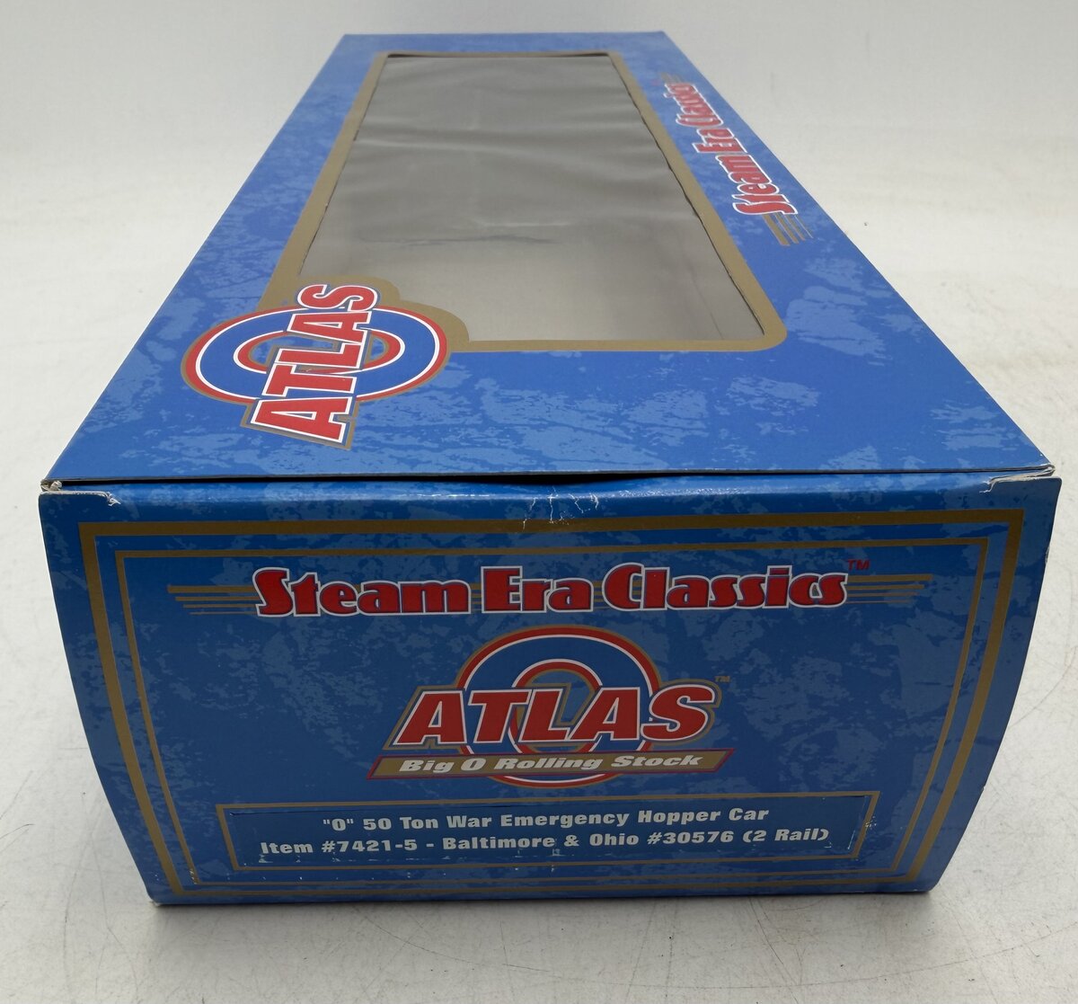 Atlas 7421-5 O Baltimore & Ohio 50 Ton War Emergency Hopper Car #30576 (2 Rail) LN/Box