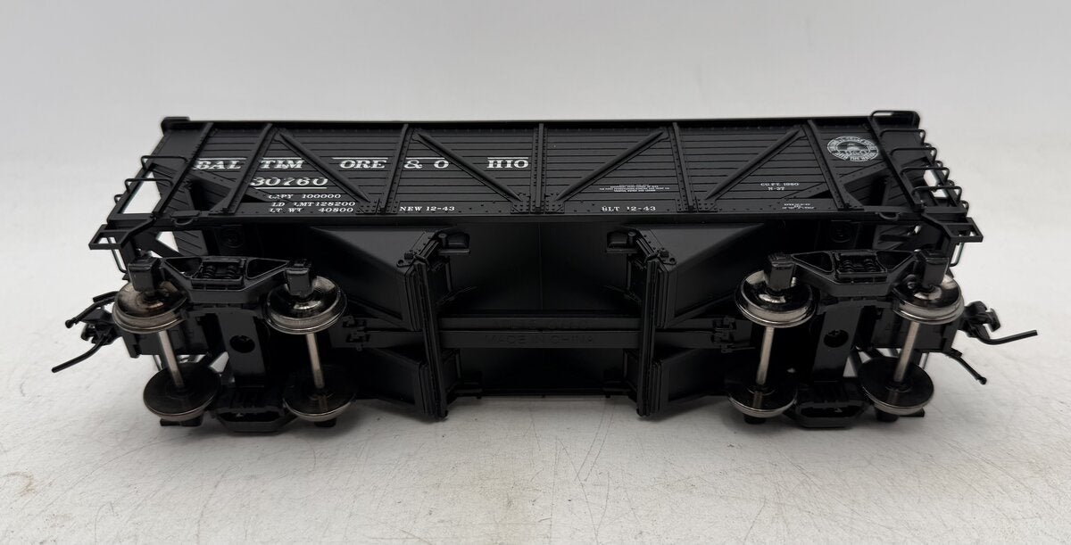 Atlas 7421-7 O Baltimore & Ohio 50 Ton War Emergency Hopper Car #30760 (2 Rail) EX/Box