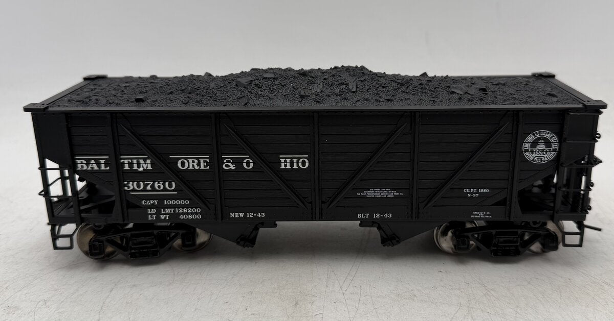 Atlas 7421-7 O Baltimore & Ohio 50 Ton War Emergency Hopper Car #30760 (2 Rail) EX/Box
