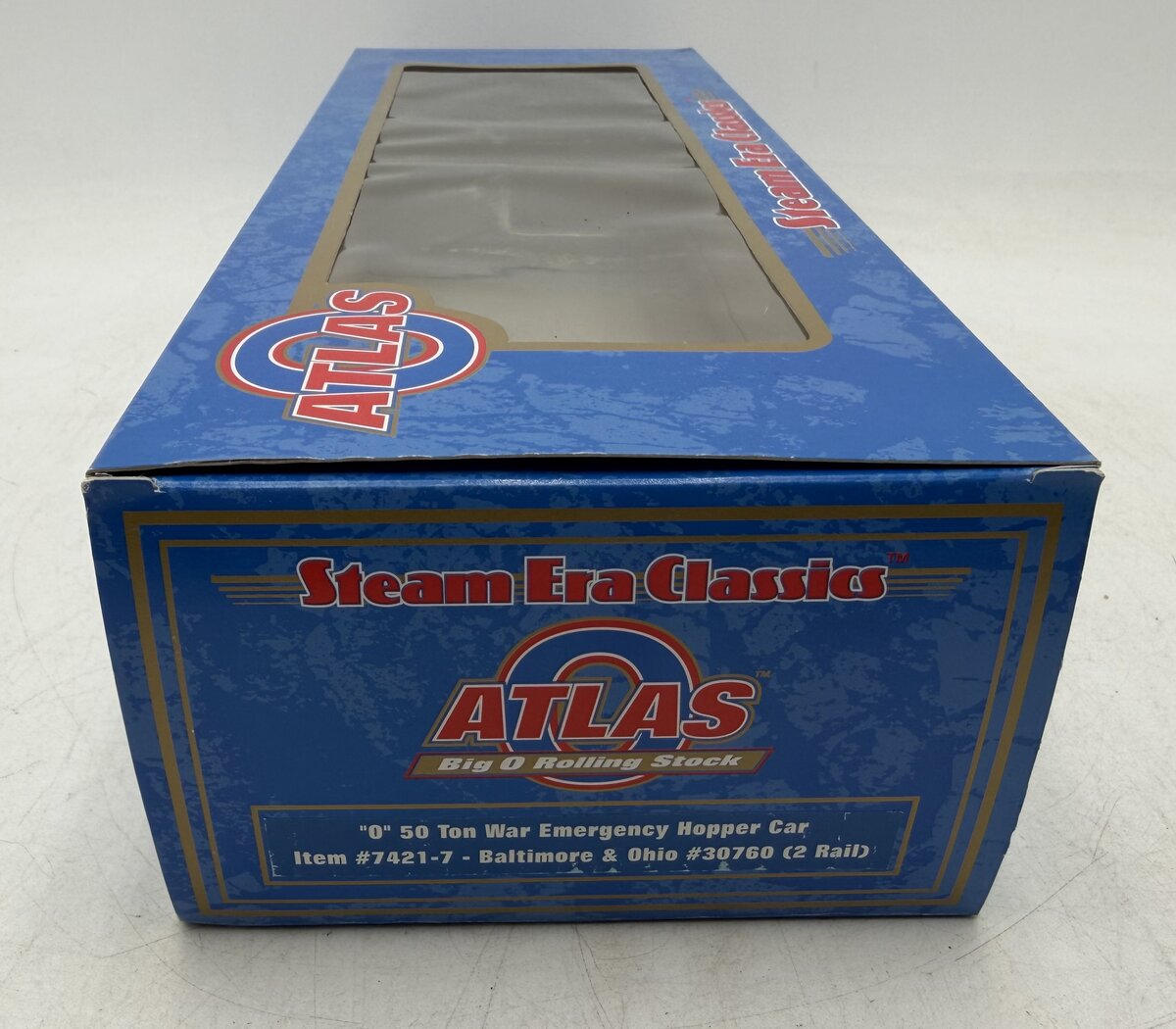 Atlas 7421-7 O Baltimore & Ohio 50 Ton War Emergency Hopper Car #30760 (2 Rail) EX/Box