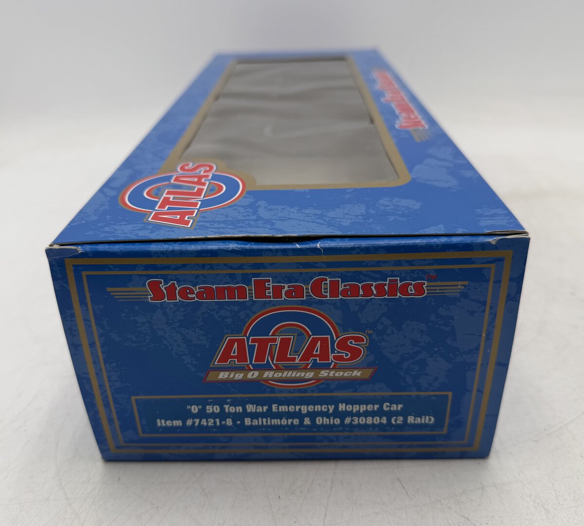Atlas 7421-8 O Scale Baltimore & Ohio Emergency Hopper Car #30804 (2-Rail) EX/Box