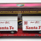 MTH 20-98111 Santa Fe Flatcar with 2 Santa Fe Trailers (2-Rail) EX/Box