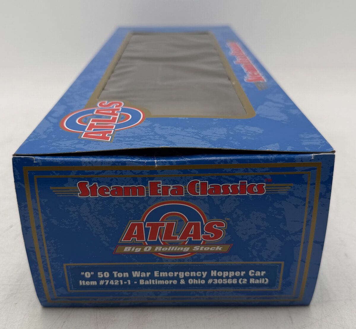 Atlas 7421-1 O Baltimore & Ohio 50 Ton War Emergency Hopper Car #30566 (2 Rail) LN/Box