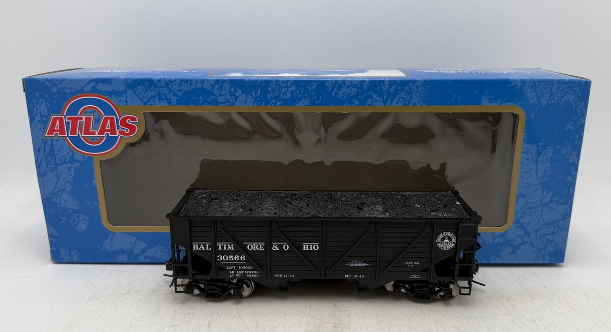 Atlas 7421-1 O Baltimore & Ohio 50 Ton War Emergency Hopper Car #30566 (2 Rail) LN/Box