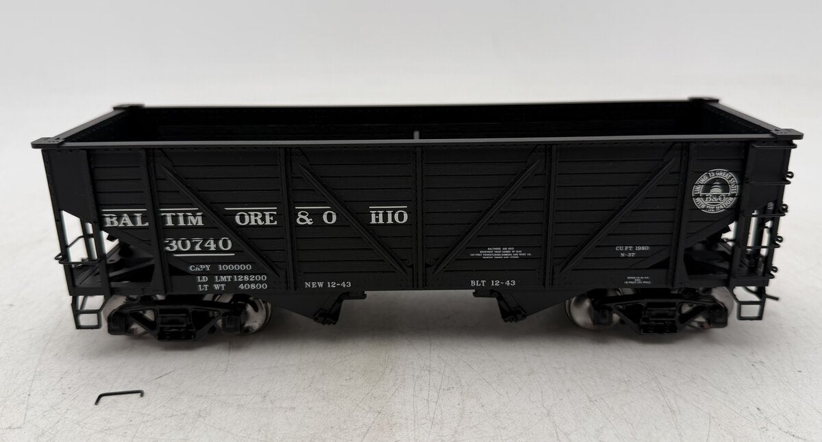 Atlas 7421-2 O Baltimore & Ohio 50 Ton War Emergency Hopper Car #30740 (2 Rail) EX/Box