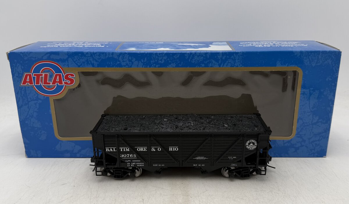 Atlas 7421-3 O Baltimore & Ohio 50 Ton War Emergency Hopper Car #30765 (2 Rail) LN/Box