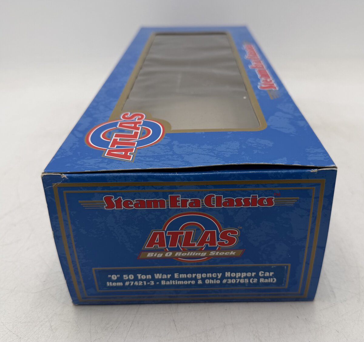 Atlas 7421-3 O Baltimore & Ohio 50 Ton War Emergency Hopper Car #30765 (2 Rail) LN/Box