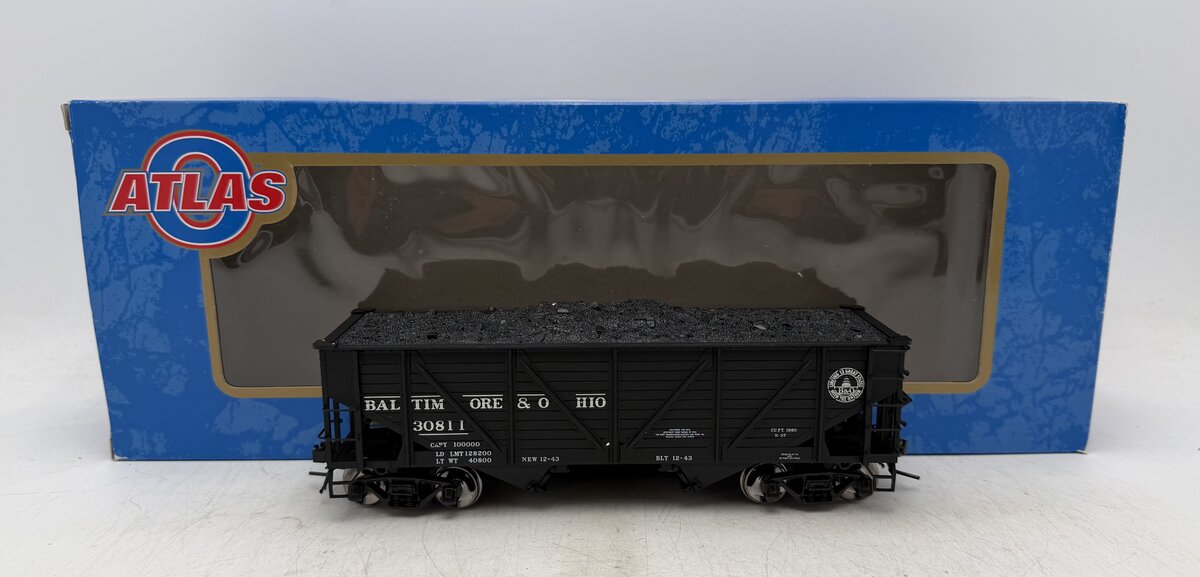 Atlas 7421-4 O Baltimore & Ohio 50 Ton War Emergency Hopper Car #30811 (2 Rail) LN/Box