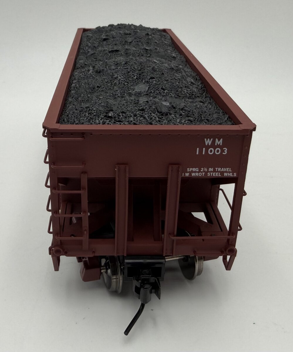 Atlas 7757-5 O Western Maryland 55 Ton Fishbelly Hopper Car #11003 (2 Rail) LN/Box