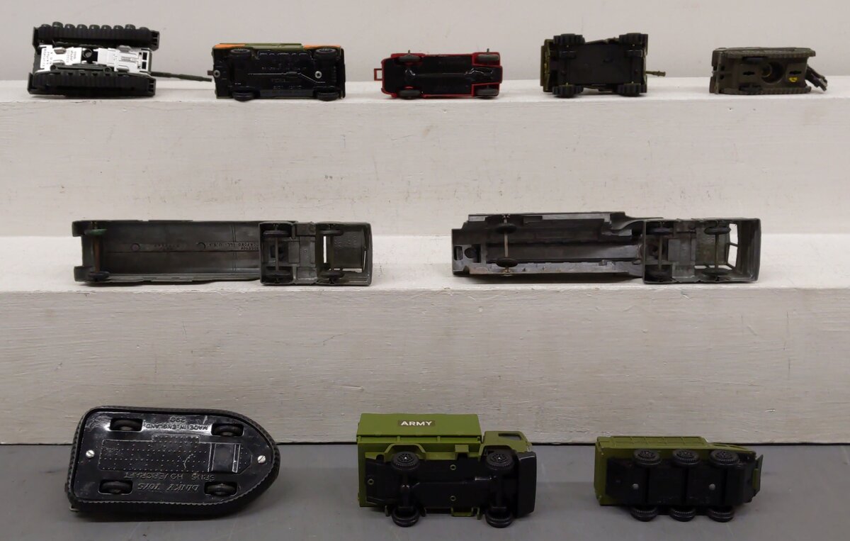 Dinky, Bandai, Midgetoy & Other Assorted Die-Cast Military Vehicles [10]