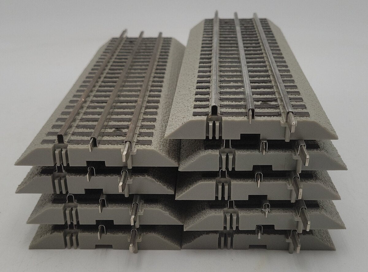 Lionel 6-12014 O Gauge FasTrack 10" Straight Track (9) EX