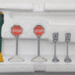 Dept 56 5512-3 "Utilities" Hand Painted Metal Accessories Set of 8 EX/Box