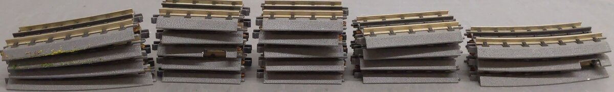 MTH Assorted Real Trax Track Sections 40-1017, 40-1018, 40-1022 [21] VG
