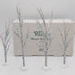 Dept 56 52636 Winter Birch Trees (Set of 6) EX/Box