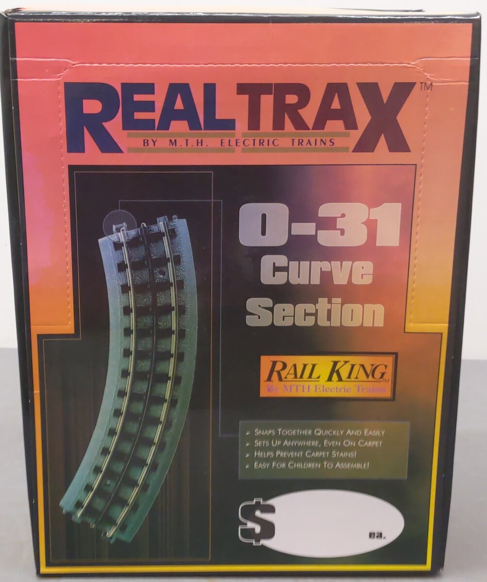 MTH 40-1002 RealTrax O31 Curved Track [27] VG/Box