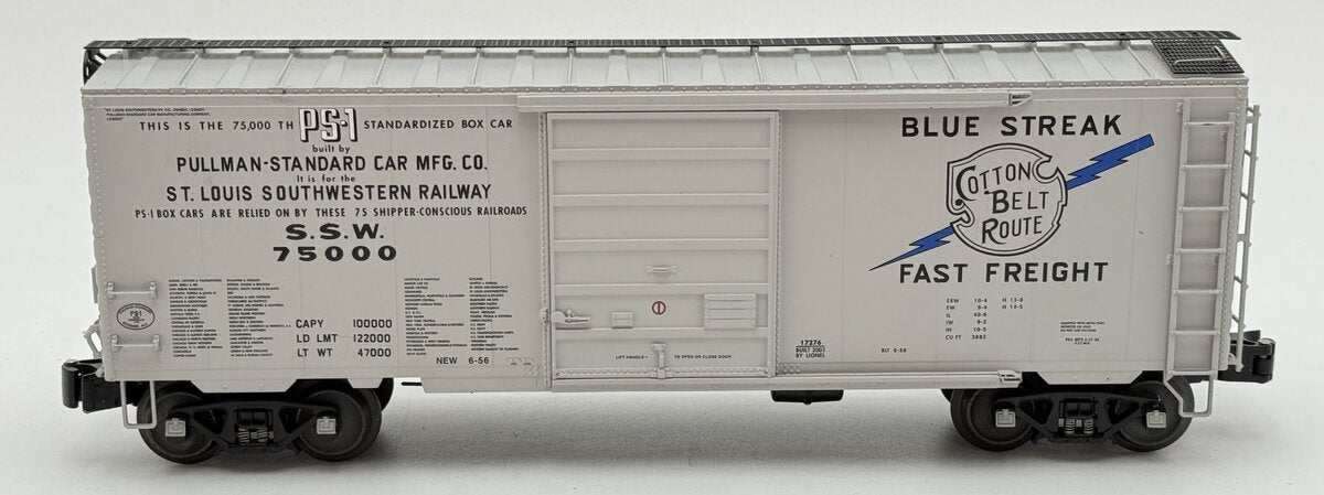 Lionel 6-17276 O Gauge Cotton Belt PS-1 Boxcar #75000 EX/Box