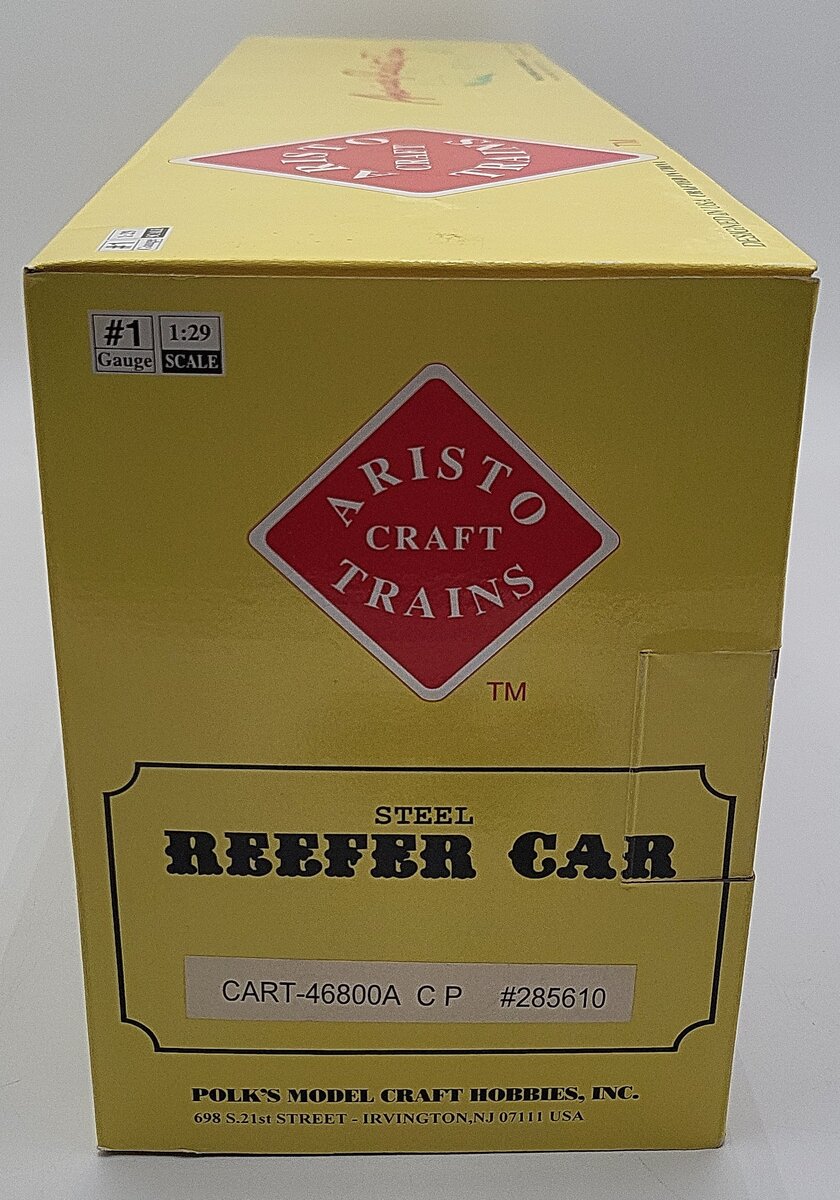 Aristo-Craft ART-46800A G Scale Canadian Pacific Reefer Car #285610 EX/Box