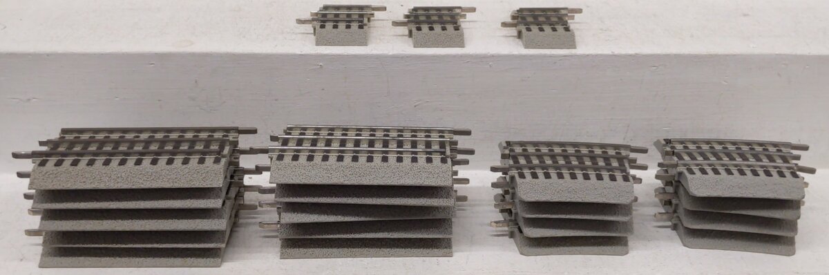 Lionel O Gauge Assorted Straight and Curved FasTrack Sections [21] EX