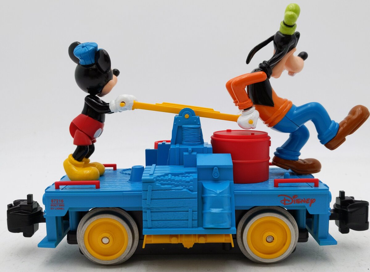 Lionel 8-87216 G Scale Mickey and Goofy Handcar LN/Box