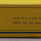 American Models 53 S Scale Santa Fe Alco PA-1 A-B-A War Bonnet Set EX/Box