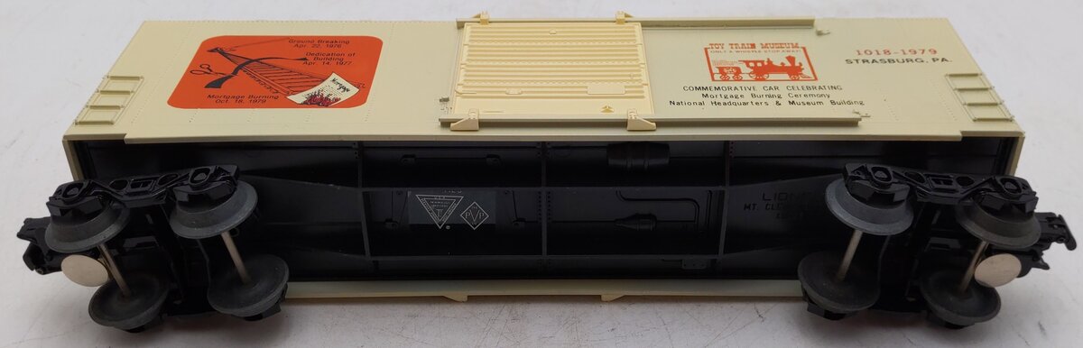 Lionel 1018-1979 TCA Mortgage Burning Ceremory Car EX/Box