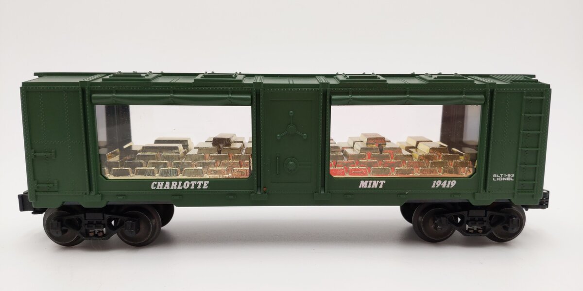 Lionel 6-19419 O Gauge Charlotte Mint Car LN/Box