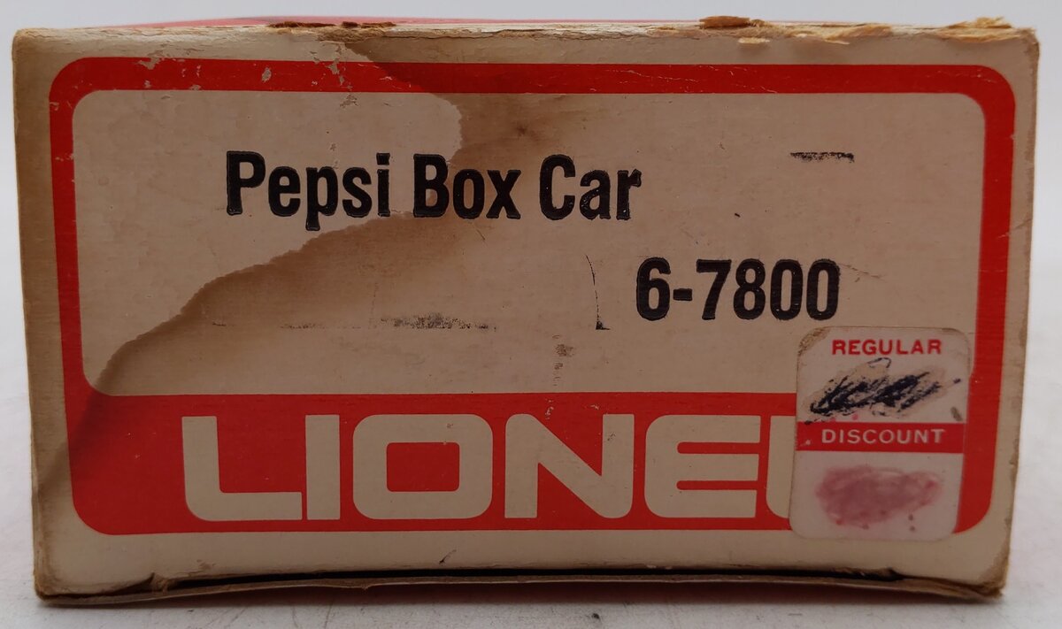 Lionel 6-7800 O Gauge Pepsi Boxcar EX/Box