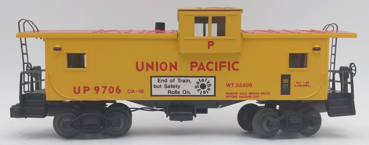 Lionel 6-19706 O Union Pacific Extended Vision Smoking Illuminated Caboose #9706 EX/Box