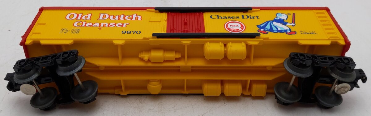 Lionel 6-9870 O Gauge Old Dutch Cleanser Billboard Reefer Car EX/Box