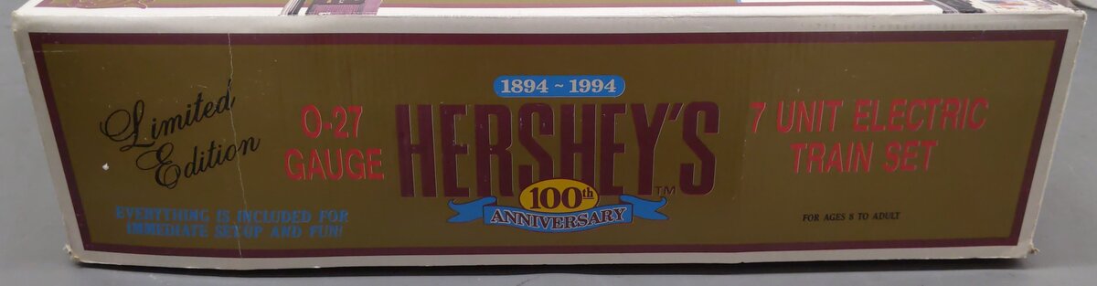 K-Line K1401 O Gauge Hershey's 100th Anniversary Steam Train Set EX/Box