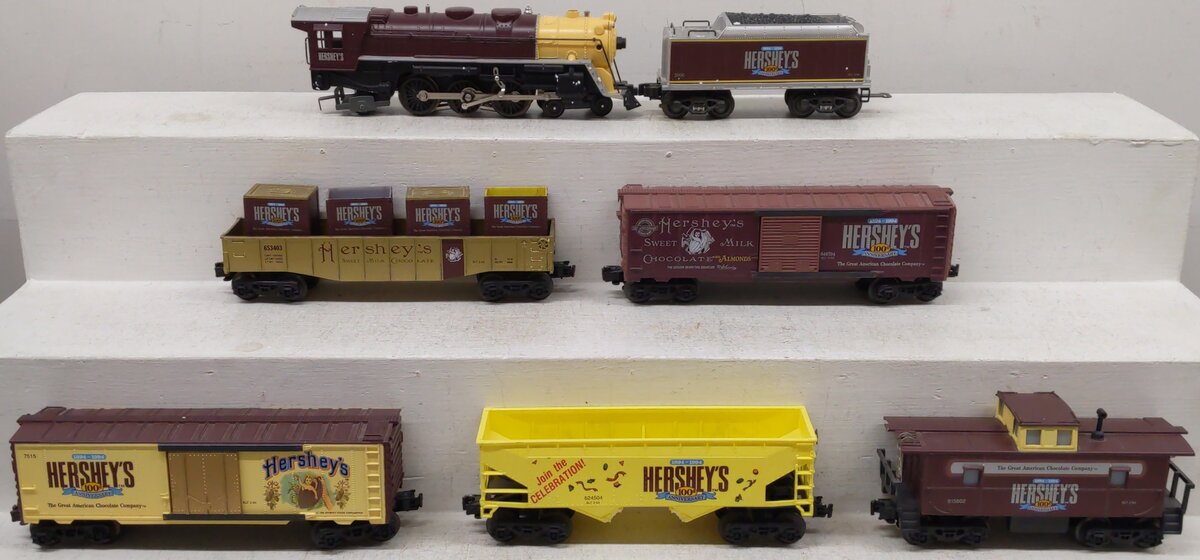 K-Line K1401 O Gauge Hershey's 100th Anniversary Steam Train Set EX/Box