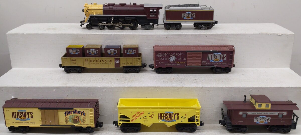 K-Line K1401 O Gauge Hershey's 100th Anniversary Steam Train Set EX/Box