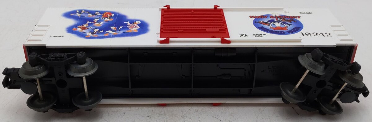 Lionel 6-19242 O Gauge Disney Donald Duck 50th Anniversary Hi Cube Boxcar #19242 EX/Box