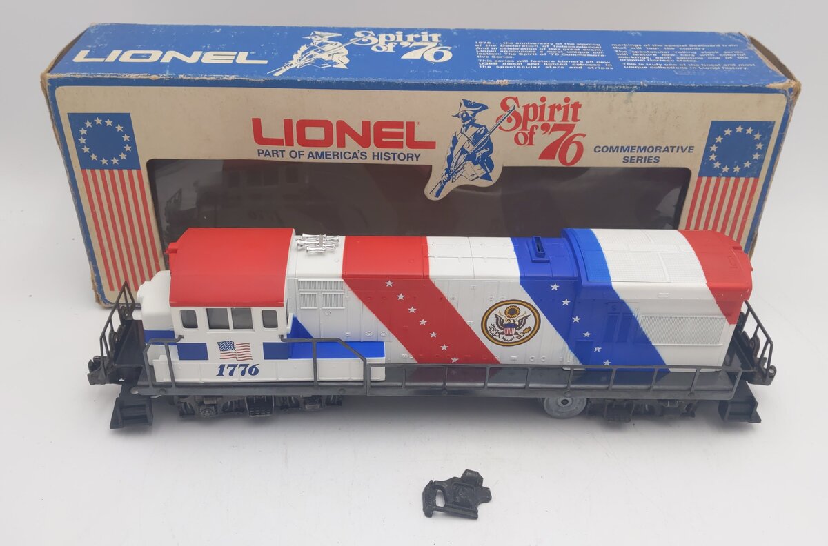 Lionel 6-1776 O Gauge Spirit of 76 Seaboard Coast Line U36B Diesel Locomotive VG/Box