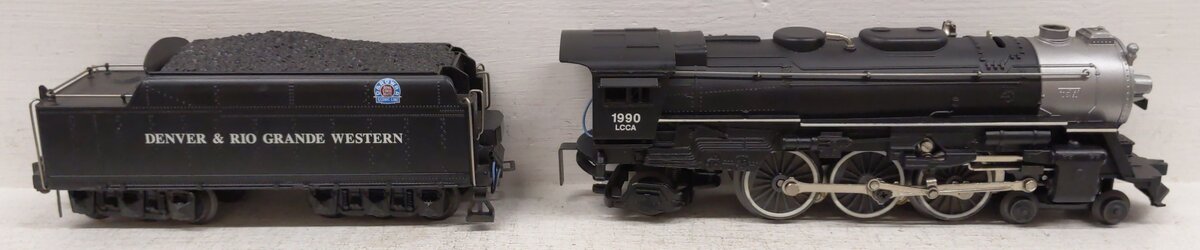 Lionel 6-18090 O Gauge Denver & Rio Grande LCCA 4-6-2 Steam Locomotive #1990 VG/Box